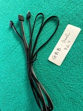 LOT 2 pcs DUAL RGB LED Lighting Strip Cable 32 INCHES , ORIGINAL