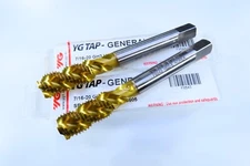 LOT 2 PCS NEW YG 7/16-20 GH3 HSS-E 45 DEGREE BOTTOM COATED THREAD FORMING TAP