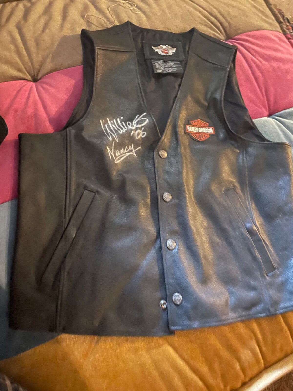 harley davidson jacket xl leather Gem