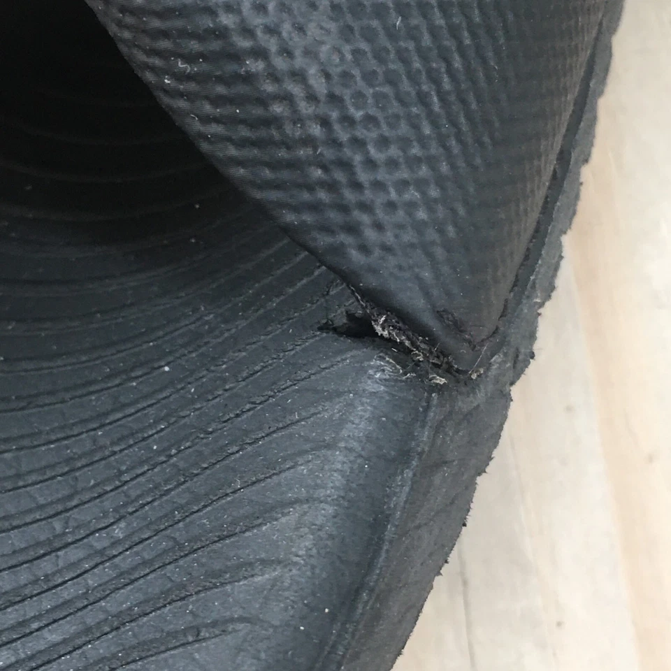 Sandalias Nike juveniles 5 para mujer 6,5 Kawa Slide planas cómodas 819352-001 negras sin cordones Foto 4 de 4