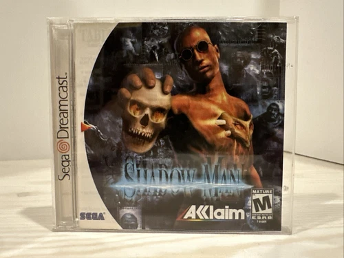 Shadow Man (Sega Dreamcast, 1999) Game And Manual Rare Map - Reg Car