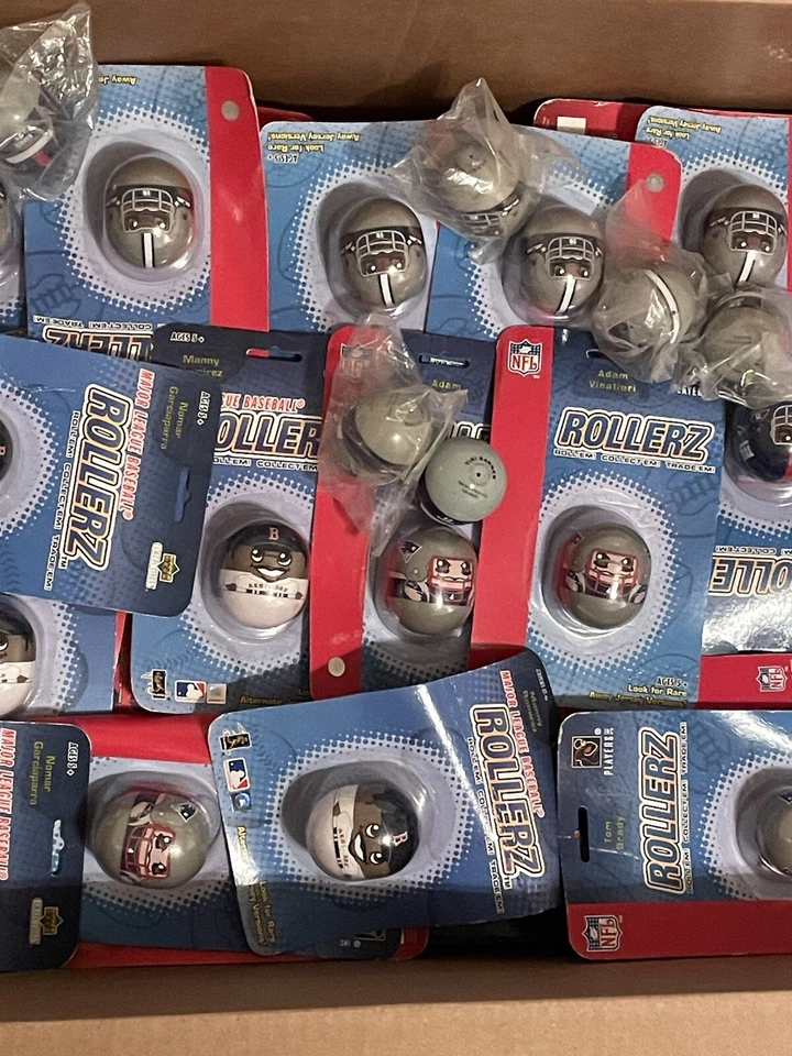 Lote 76 Juguetes Rollerz Cubierta Superior De Colección Fútbol Béisbol Brady Glenn Pedro Nomar Tiki Foto 3 de 4