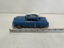 Tin Friction Airport Car Toy Limo 5 Blue AA 