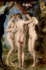 Peter Paul Rubens - The Three Graces - Vintage Wall Art Poster / Canvas Print