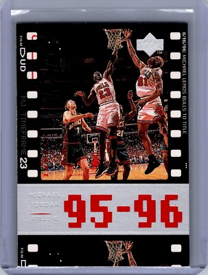 1998 Upper Deck  Michael Jordan Time Frame 95-96 Michael Leads Bull To Title #96