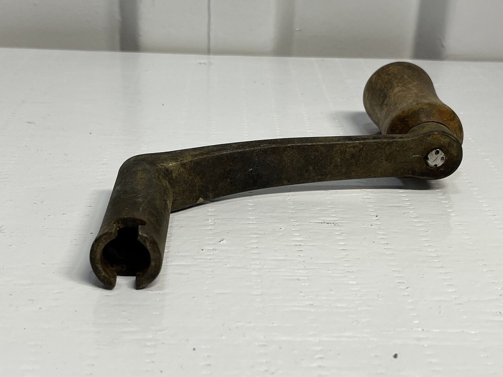Marine engine starting hand crank handle brass | eBay