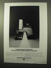 1973 GAF Sawyer Grand Prix Slide Projector Ad - in Dark