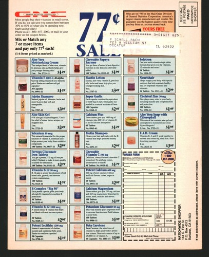 Nationwide Shopper Parade of Catalog Spring 1989 Frederick's Of Hollywood Cover - Imagen 2 de 4