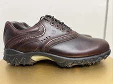 FootJoy Mens Contour Series Leather Golf Shoes 54049 Brown Size US 8.5