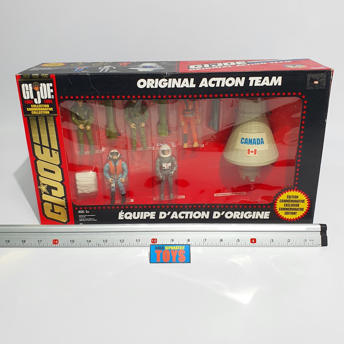 GI Joe Canadian ORIGINAL ACTION TEAM boxset Commemorative