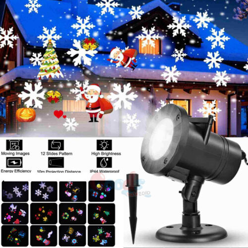 Christmas Laser LED Projector Light Xmas Lamp Moving Outdoor 26 HD Effects Lamp - Picture 22 of 63