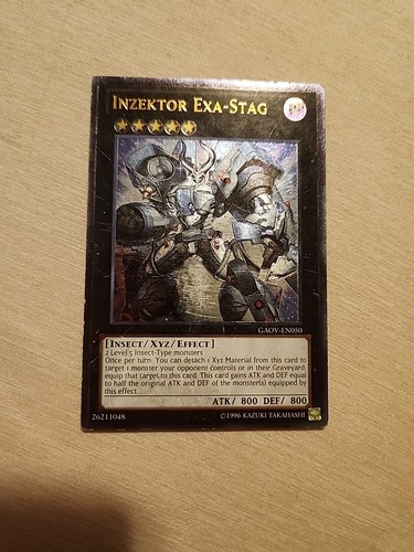 Carta Ultimate Rare Yu-Gi-Oh! - Inzektor Exa-Stag (GAOV-EN050) - Galactic Overlord Gaov-en050 Unlimited Edition