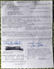 1970 Lucille Ball Original Hand Signed Contract with Youngstreet Productions