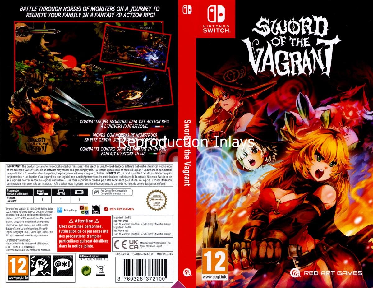 Sword of the Vagrant Nintendo Switch for sale online | eBay UK