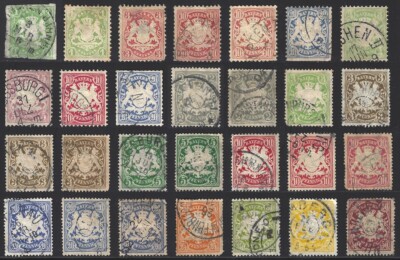 Bayern German State Altdeutschland Bayern Bayern Germany State - Lot of 28