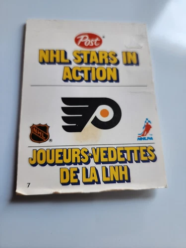 1981-82 POST CEREAL NHL BOBBY CLARKE # 7 FLYERS