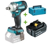 Makita DTW300Z Akku-Schlagschrauber 18V + 1X Akku 18V 5Ah Im Makpac 2 Koffer