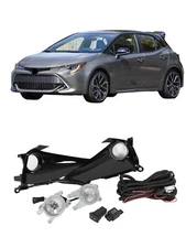 Fog Lights Set For 19 20 Toyota Corolla Hatchback Lamps Bulbs Harness Switch 