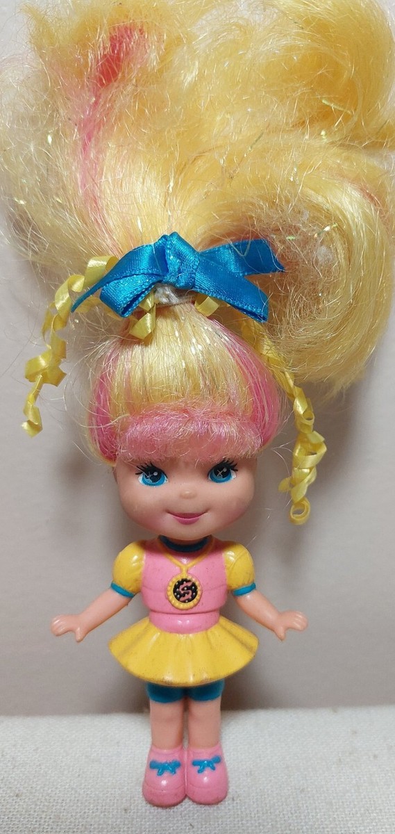 Vtg 1993 MATTEL LIL LI'L SECRETS Doll Yellow Hair, Pink & Yellow