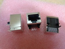 3 x Tyco RJ45 connector 558342-1 Cat 5 shielded MODULAR TELEPHONE JACK, UKSTOCK