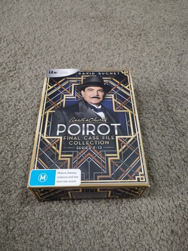 Agatha Christie Poirot Fonal Case File Collection Series 9 - 13 Region 4 DVD - 第 1/3 張圖片