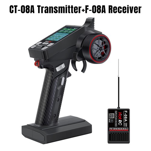 HotRC 8CH DS600 RC Transmitter 2.4GHz Radio Remote Controller PWM GFSK Receiver - Picture 3 of 17