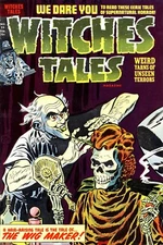 Witches Tales 23 Comic Book Cover Art Giclee Reproduction on Canvas