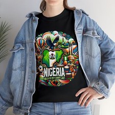 Nigeria Proud Nigerian Cotton Tee Shirt for Her