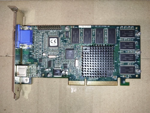 3Dfx AGP Graphics Card STB Voodoo3 3000 16 MB