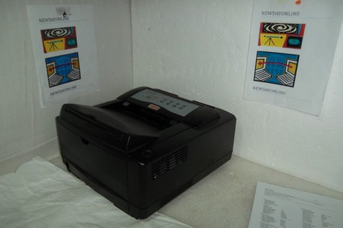 Oki B4600 Laser LED Printer Mono USB Ethernet Parallel 27ppm 32MB Toner N22106A - Picture 15 of 17