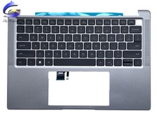 New For Dell Latitude 7440 E7440 Upper Case Palmrest Cover Backlit US Keyboard