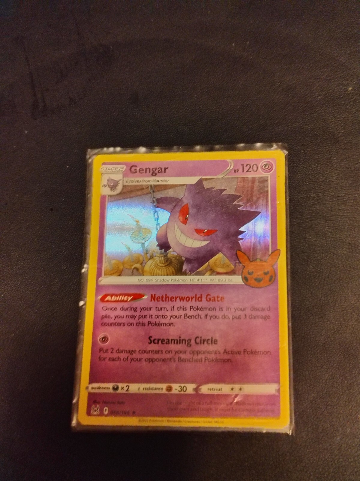 Gengar Rare Holo #66  Holloween Pokémon Card 2023