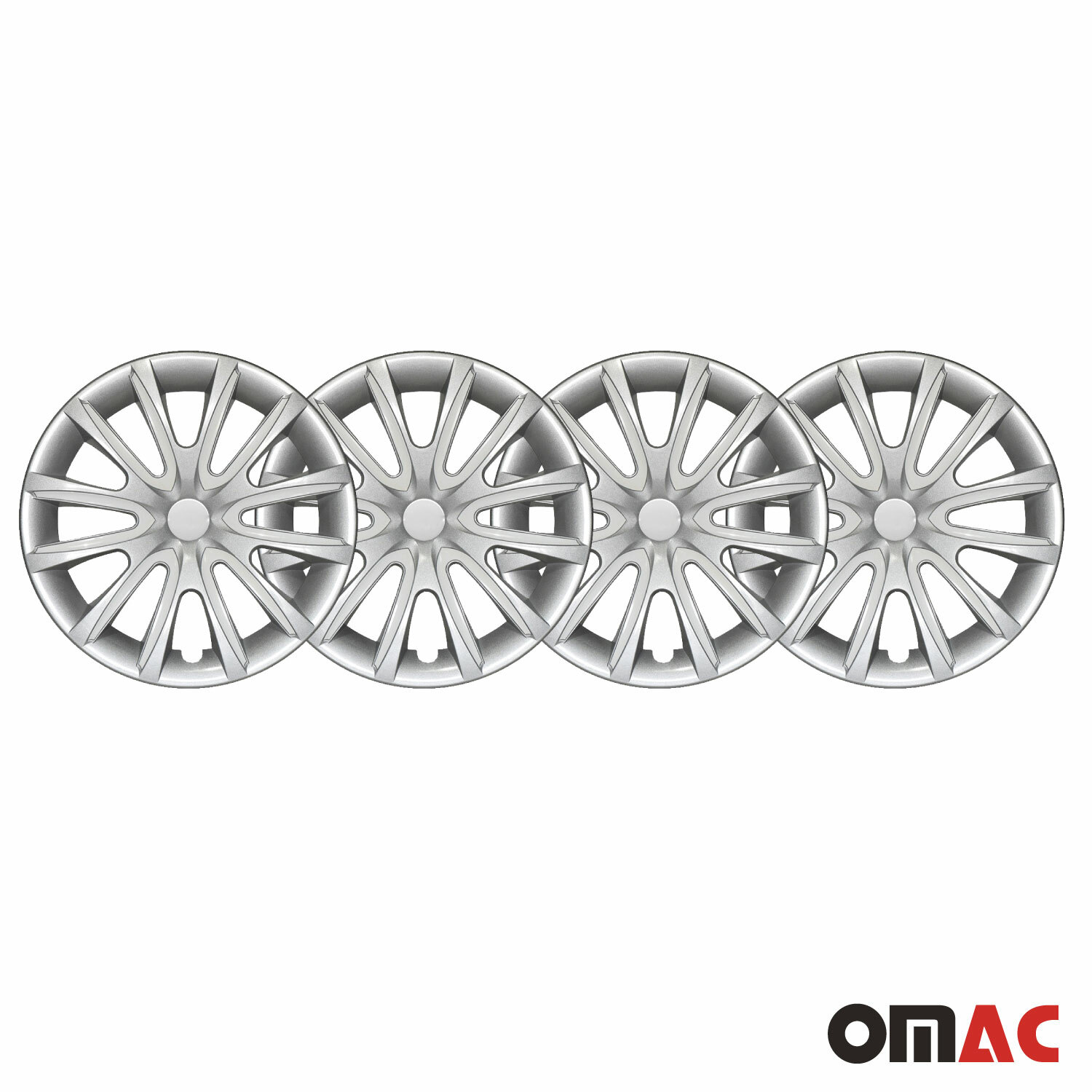 14" Inch Hubcaps Wheel Rim Cover for Honda Gray with White Insert 4pcs Set eBay