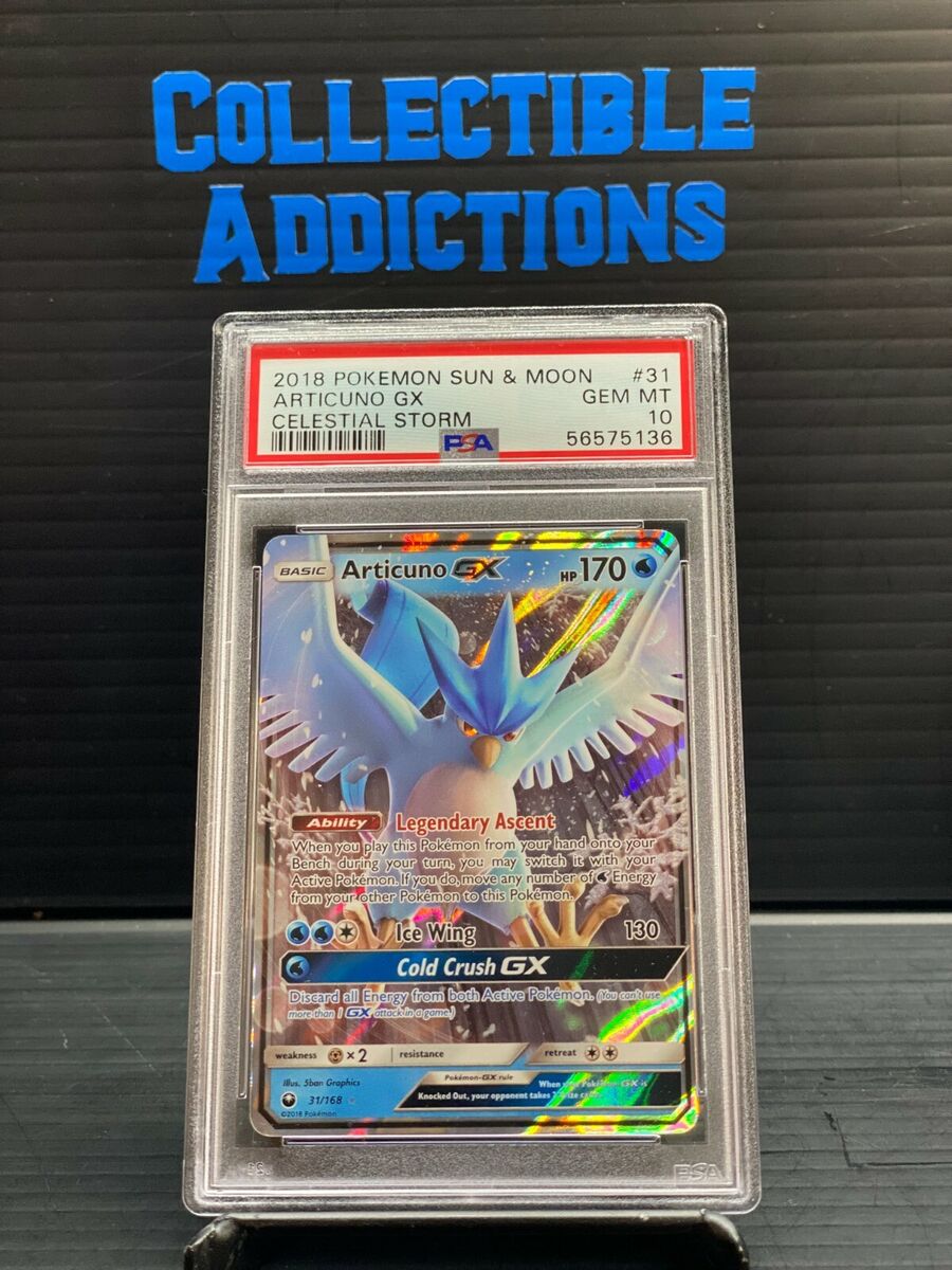 2018 Pokemon Sun & Moon Articuno GX -PSA 10 # 31/168 T460 | eBay 2018 Pokemon Sun & Moon Articuno GX -PSA 10 # 31/168 T460 | eBay