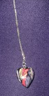 a Plant with Sterling Silver Chain Brand New Vibrant Heart Necklace Made from