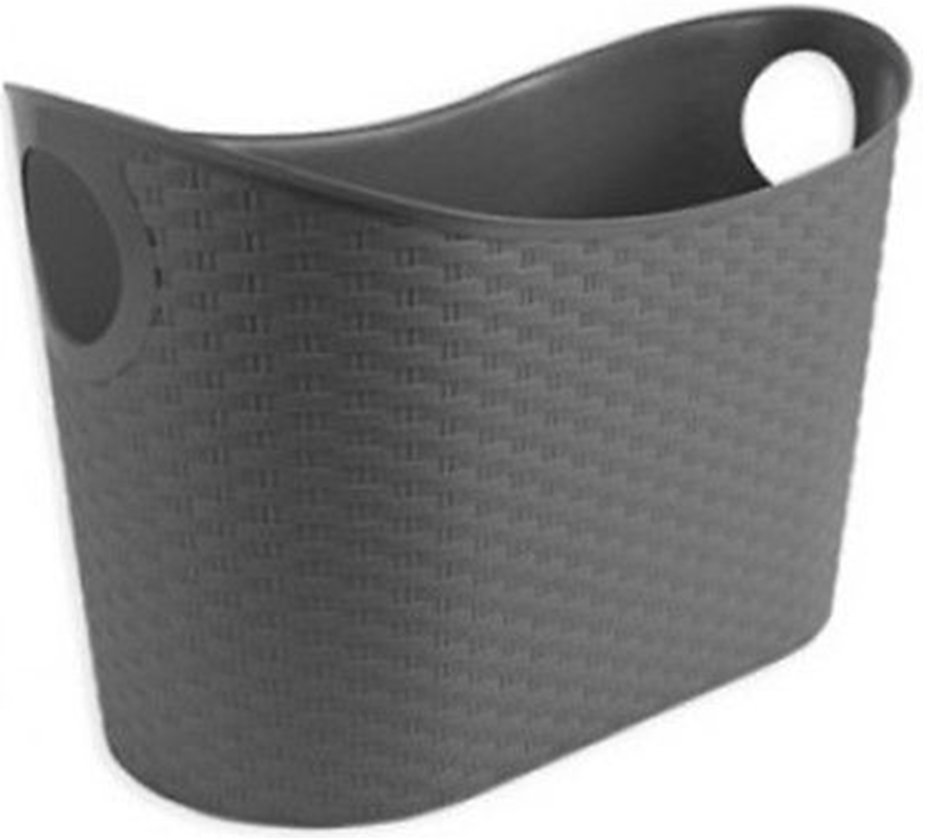 Large Storage Basket Rattan Basket Stackable With Handles Laundry