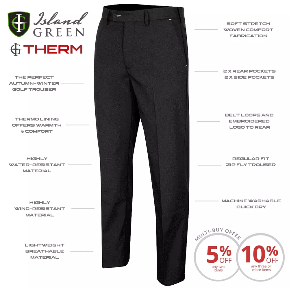 Green golf shop trousers