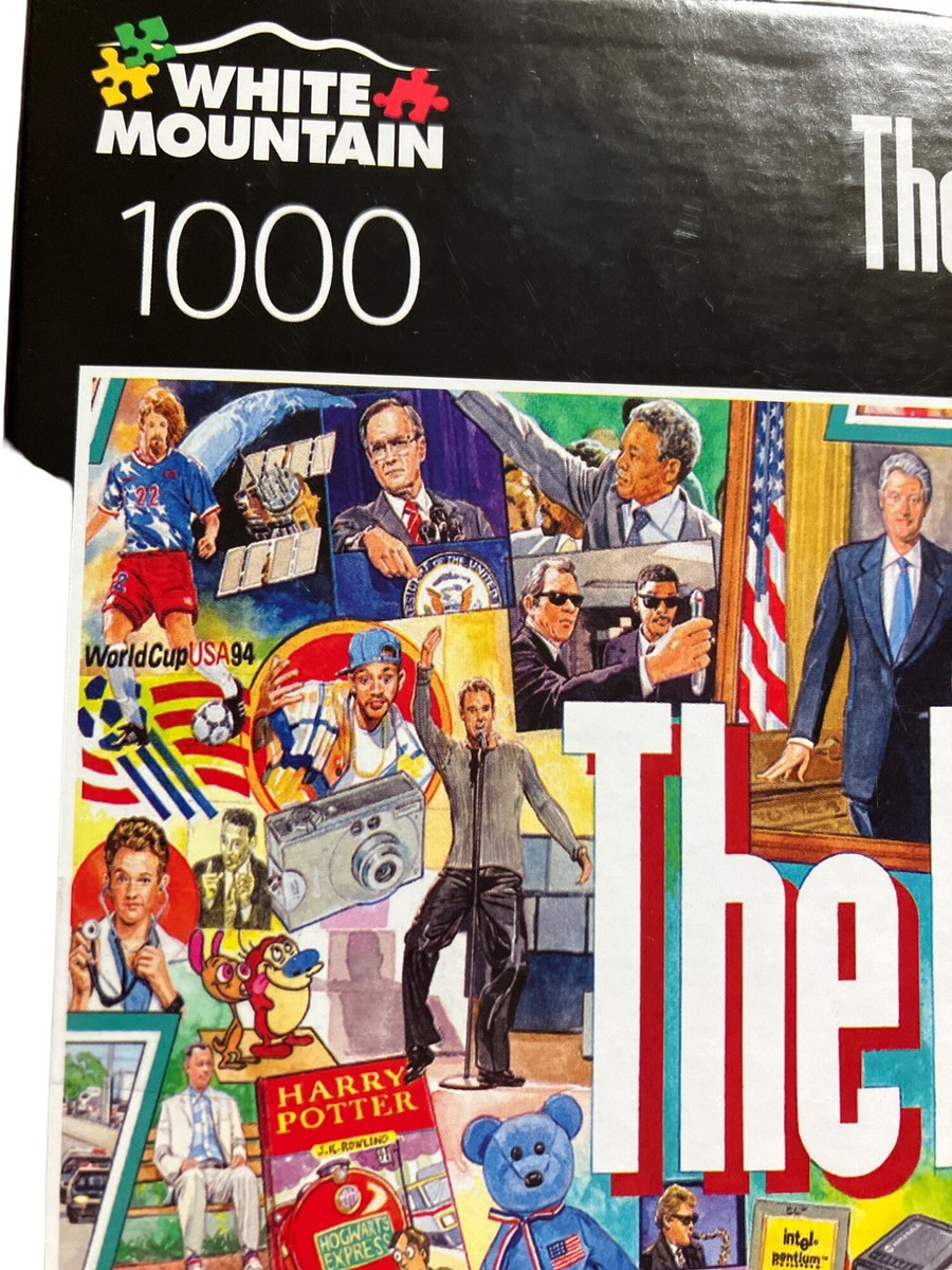 White Mountain The 1990's 1000 Piece puzzle | eBay