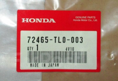 Genuine Honda Acura 72465-TL0-003 Driver LH Front Door Upper