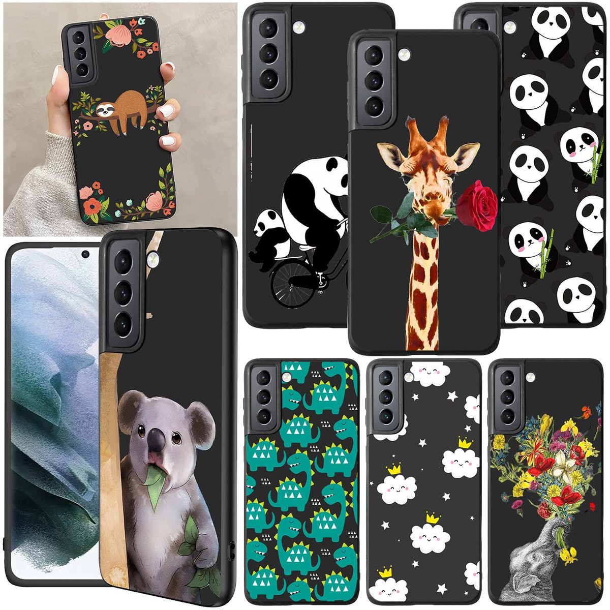 Cartoon Animals Case Soft Gel Phone Cover For Samsung Galaxy A06