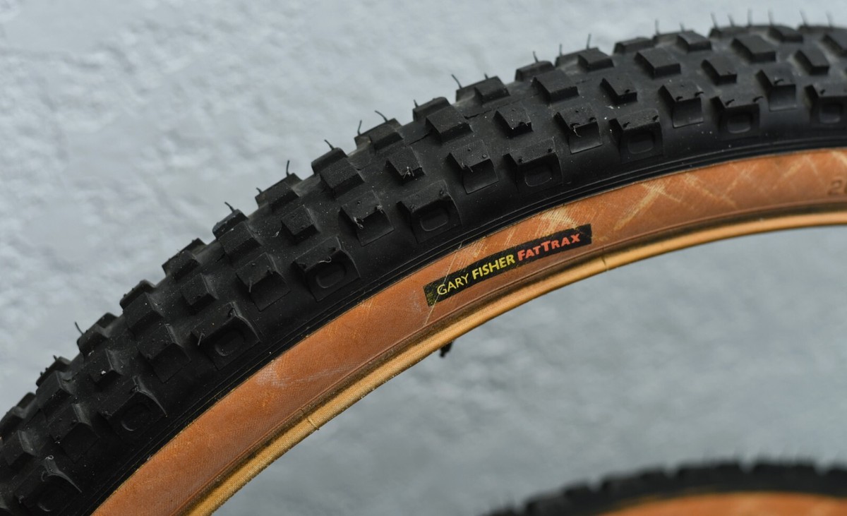 Gary Fisher Fat Trax Tires 26 x 2.20, Tan Sidewall, Vintage