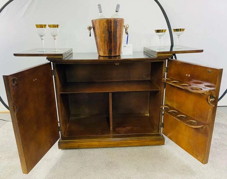 Bar cabinet with flip top deals