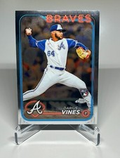 2024 Topps Chrome Darius Vines Rookie Card #197 Atlanta Braves