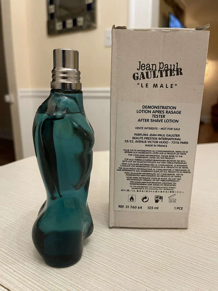 Jean Paul GAULTIER LE мужской после бритья лосьон 4,2 жидк. унц./125 мл тестер новый в коробке РЕДКАЯ - Изображение 4 из 4