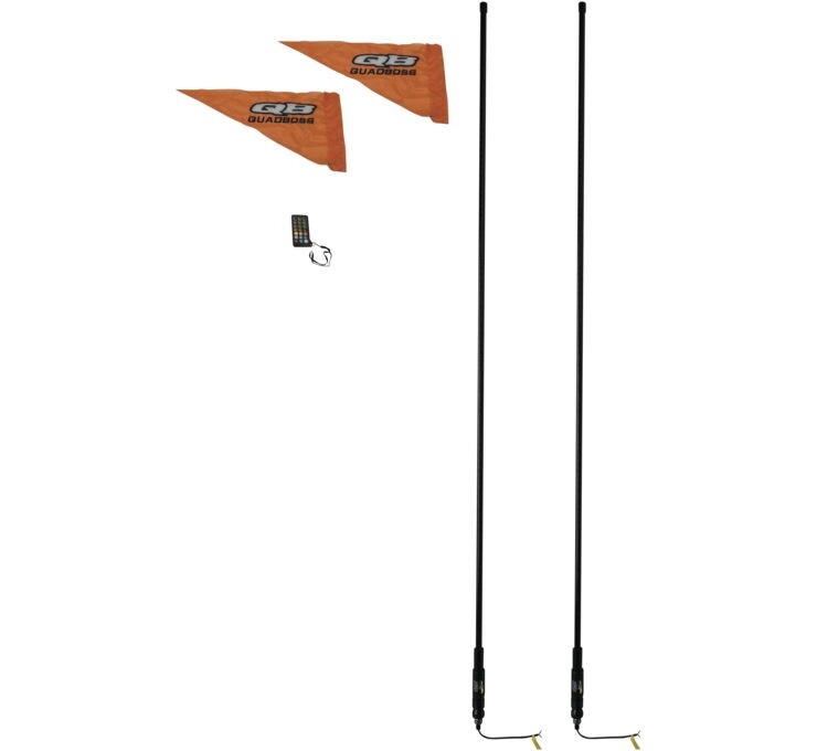 QuadBoss - 4-106B-2-QB - Remote Controlled LED Light Whip, 72in ...