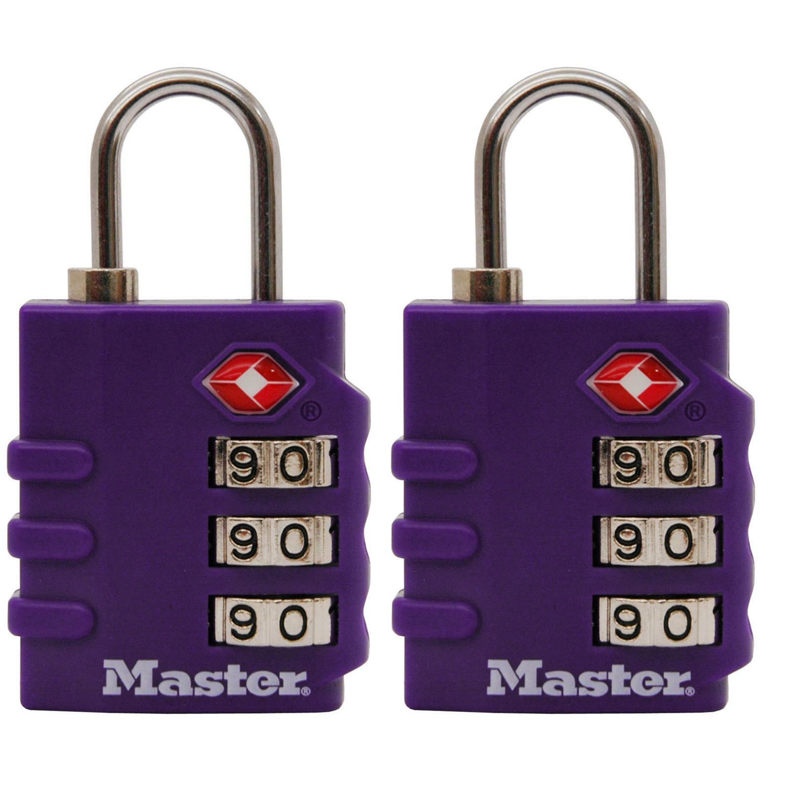 Master Lock Luggage TSA Padlock - 2 Pack - USA BRAND