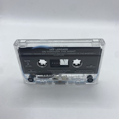 Def Leppard On Through The Night Columbia House Tape (US VERSION) Import Rare - Picture 6 of 9