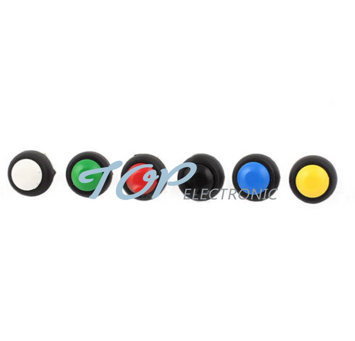 Bouton Pression 2PCS 12mm Waterproof Momentary Es - Pre-Wired Mini