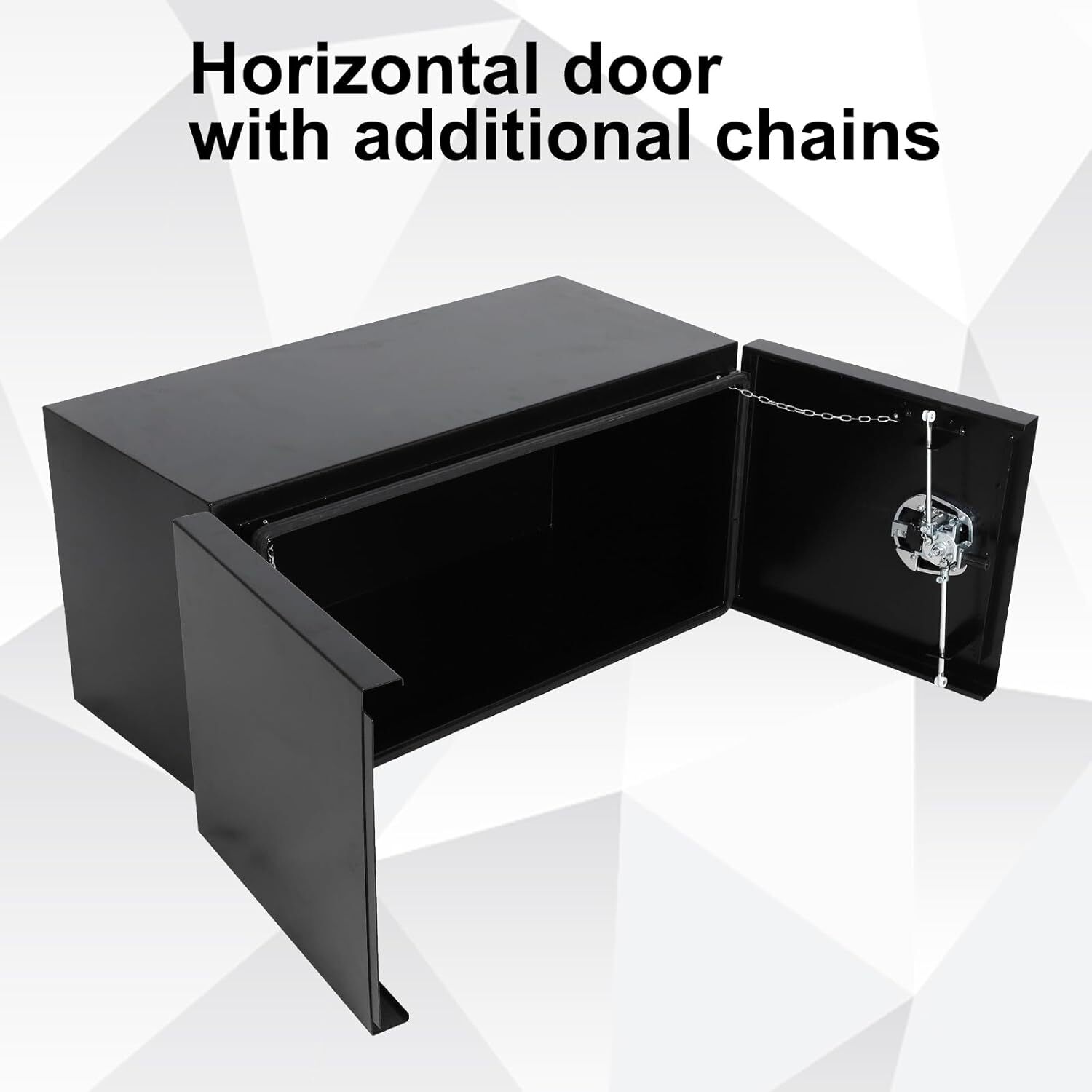 36" x 18" x 18" Steel Underbody Tool Box W/ Barn Door Heavy Duty Truck Organizer