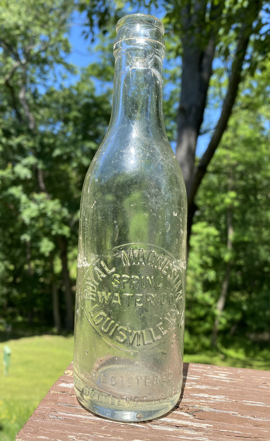 Royal Magnesian Spring Water Co., Louisville, KY blown bottle eBay